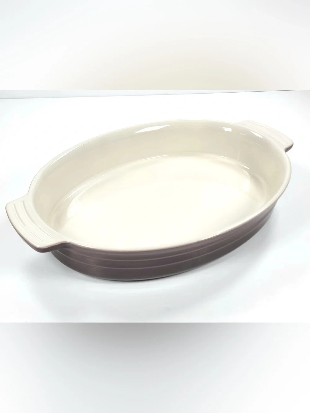 Le Creuset Stoneware Oval Dish Pan Mist Grey 27 cm